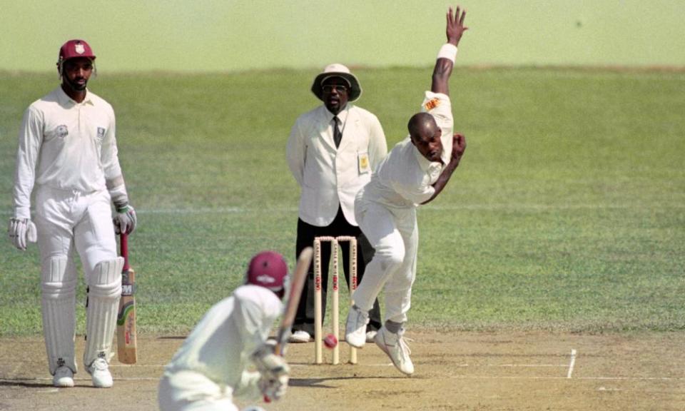 Chris Lewis got England’s 1994 tour to West Indies off to a fine start by having his head shaved and suffering sunstroke.