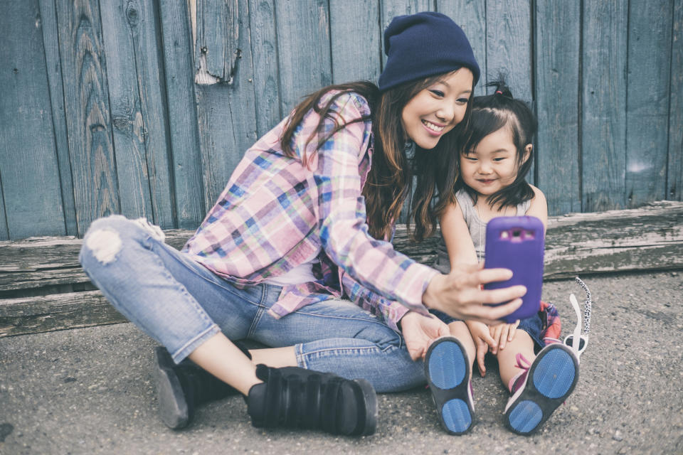 Should children have a right to stop their parents posting images of them to social media? [Photo: Getty]