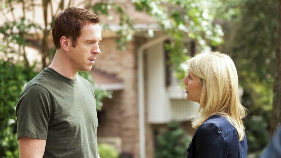 Damian Lewis and Claire Danes in Homeland