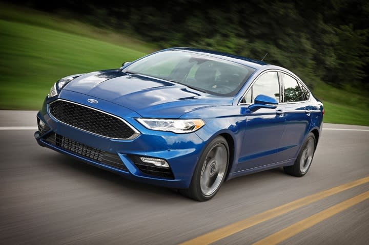 2017 Ford Fusion Sport front quarter left photo