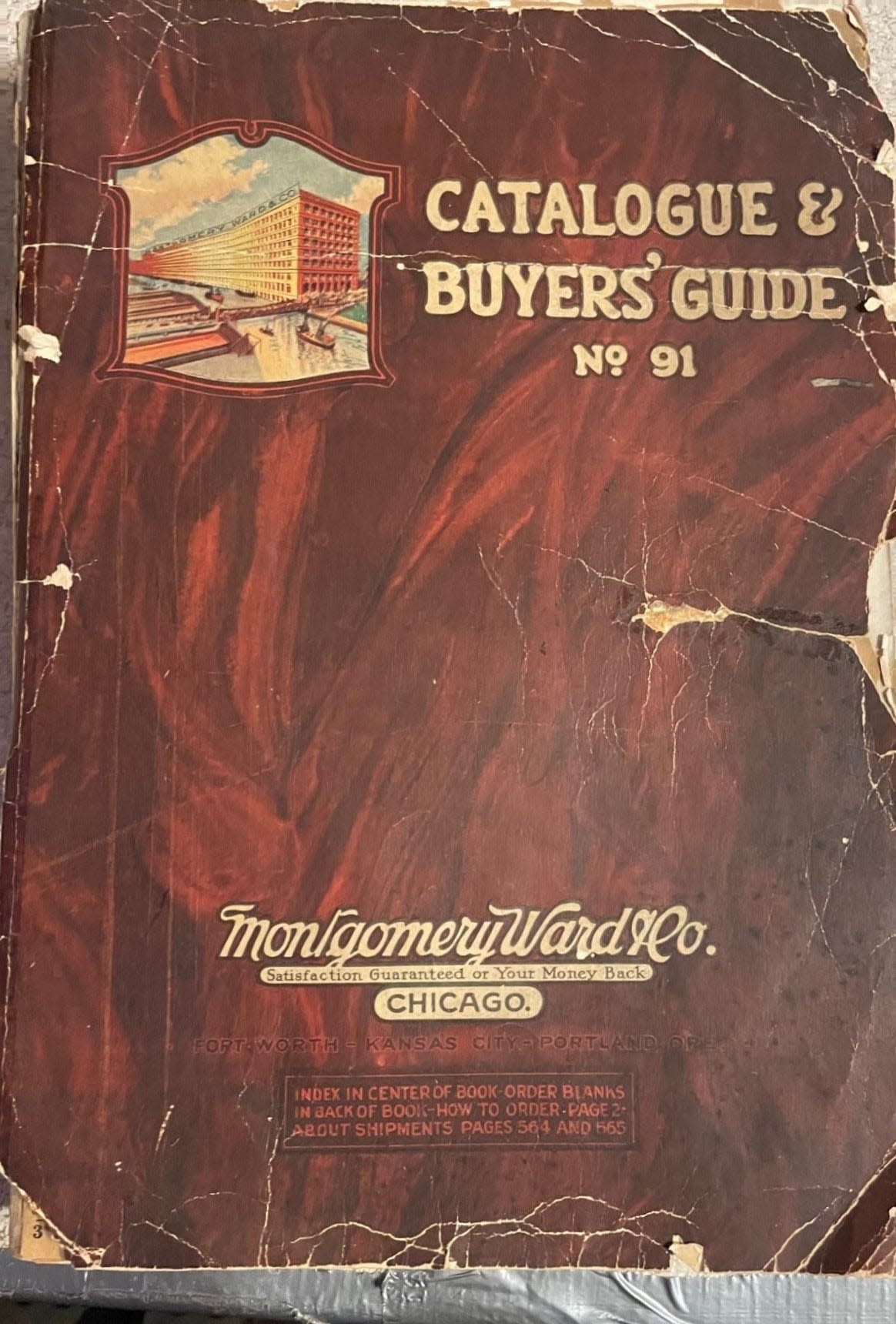 A 1919 Montgomery Ward catalog for sale at the Canton Preservation Society store in Canton.