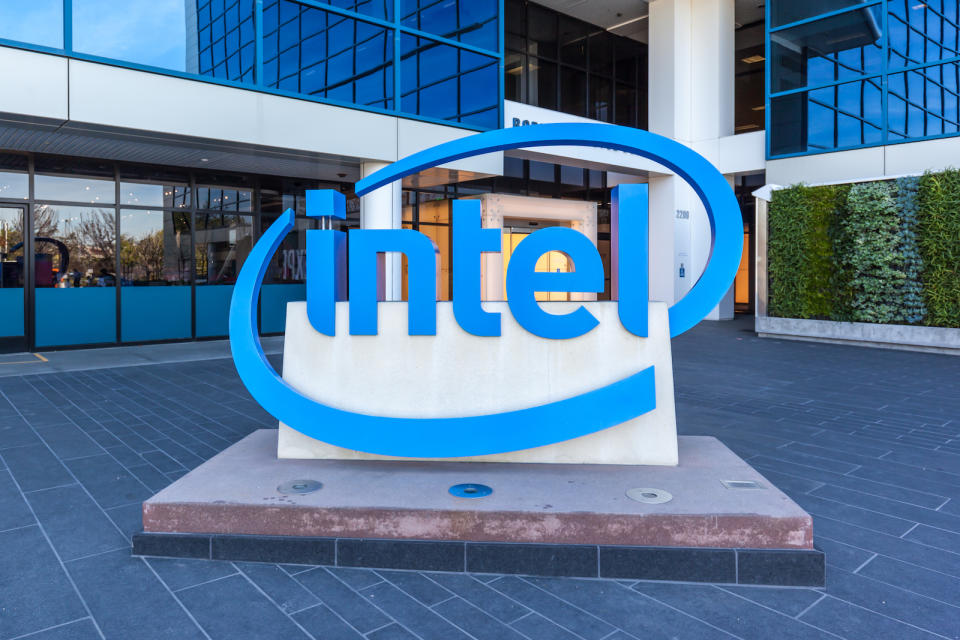 Santa Clara, California, USA - March 29, 2018: Entrance of The Intel Museum in Silicon Valley. Intel is an American multinational corporation and technology company.