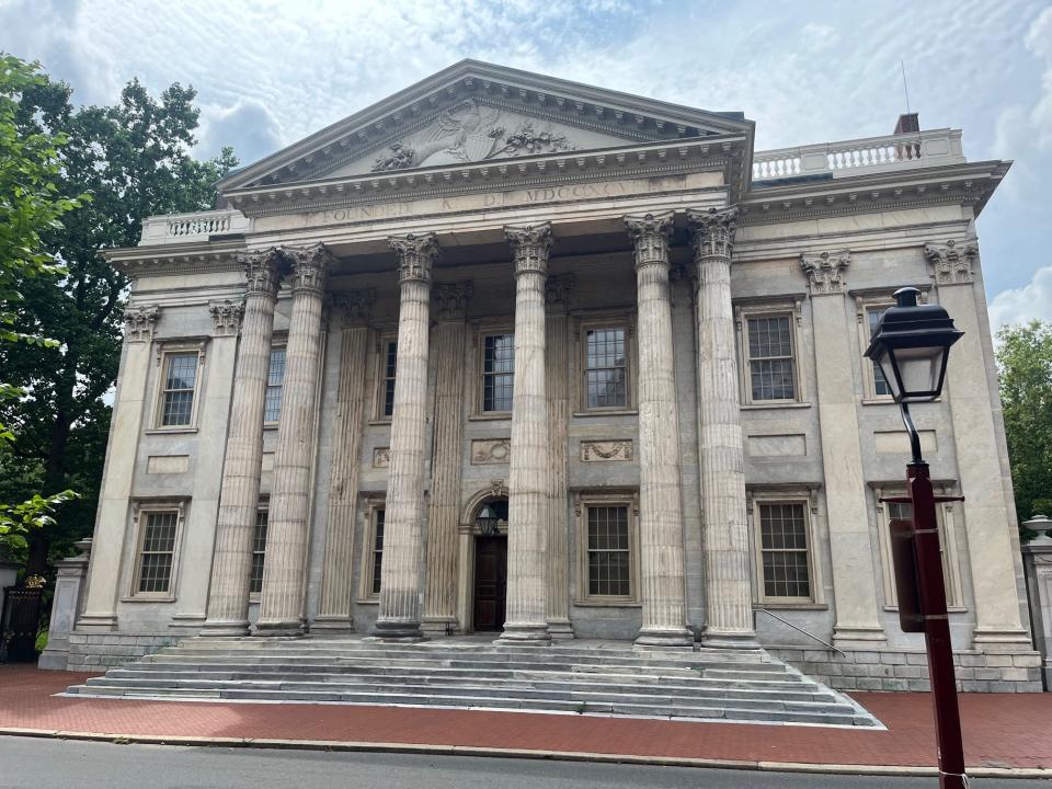 The First Bank of the United States, in Philadelphia's Old City, has been closed to the public for decades. It is slated to become a museum devoted to the birth of the American economy bu the 250th birthday of the United States in 2026.