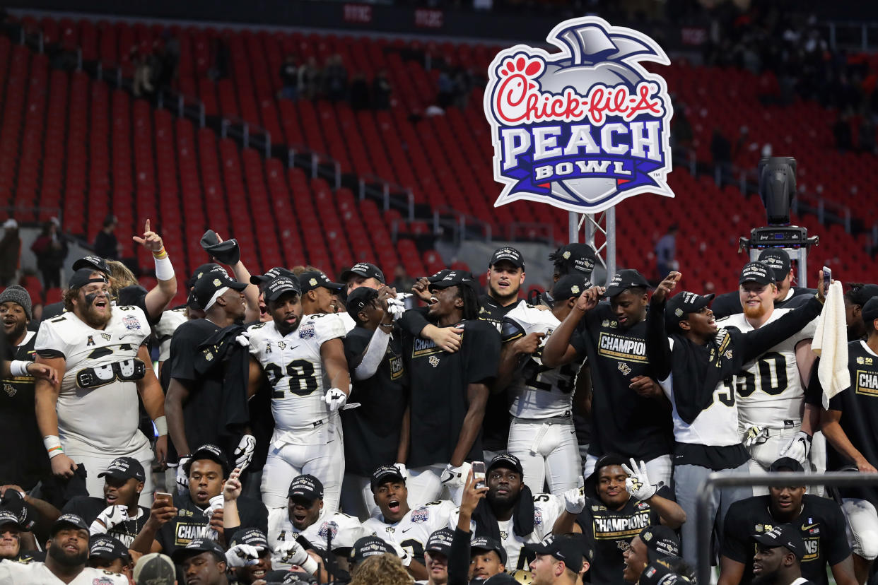 The NCAA has officially recognized UCF’s national championship last season in the record book, ending the debate among college football fans. (Getty Images)