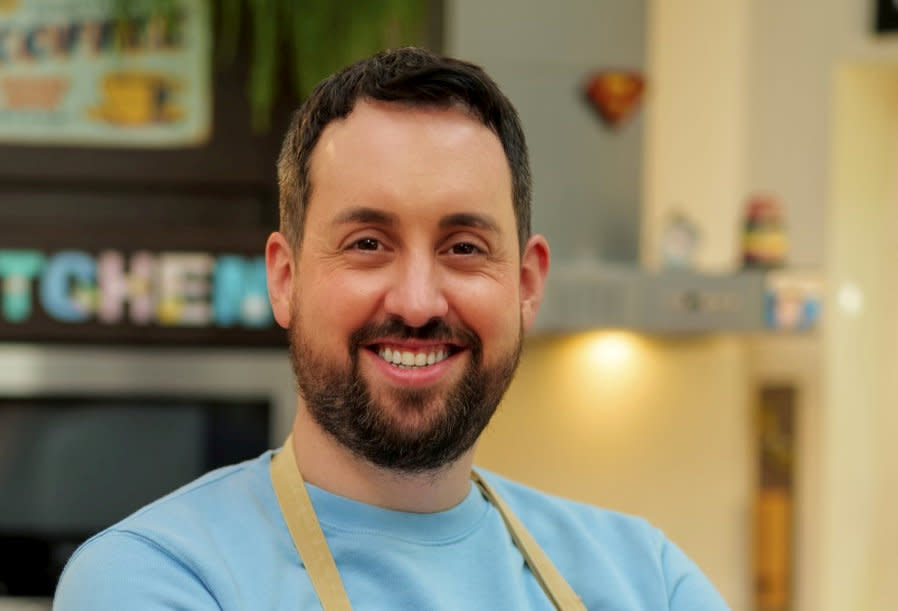 Dan Beasley-Harling, 40, appeared on Great British Bake Off in 2018. (SWNS)