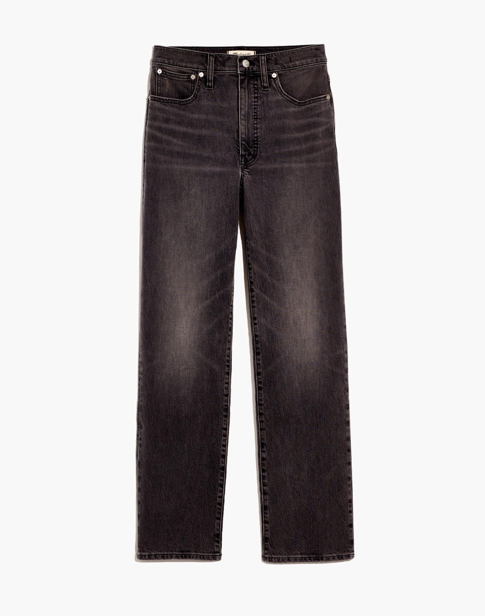 The Perfect Vintage Straight Jean in Cosner Wash. Image via Madewell.