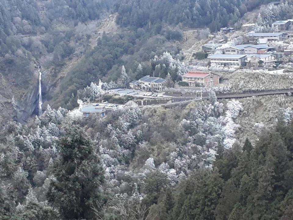 ▲太平山霧淞景緻。（圖／記者李清貴翻攝 , 2018.01.11）