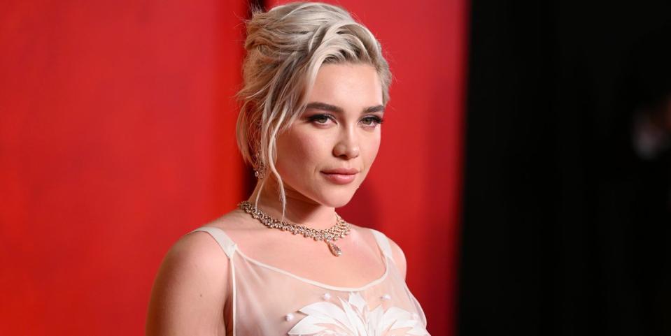 florence pugh oscars afterparty dress