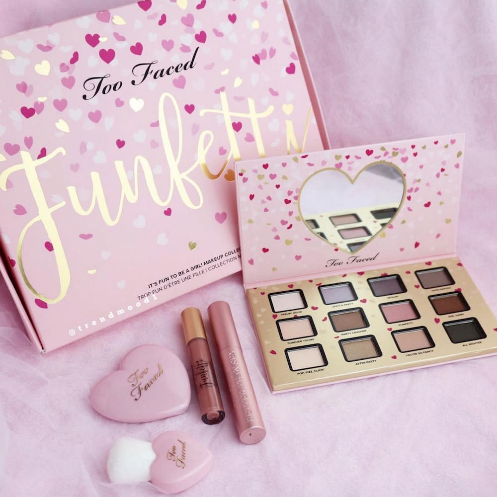 Too Faced’s Funfetti collection is now available on HSN and we can’t contain our excitement