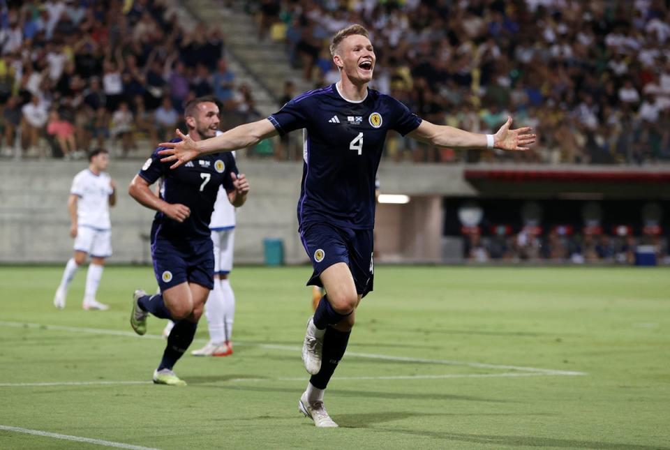 McTominay was key to qualification with six goals from midfield (Getty)
