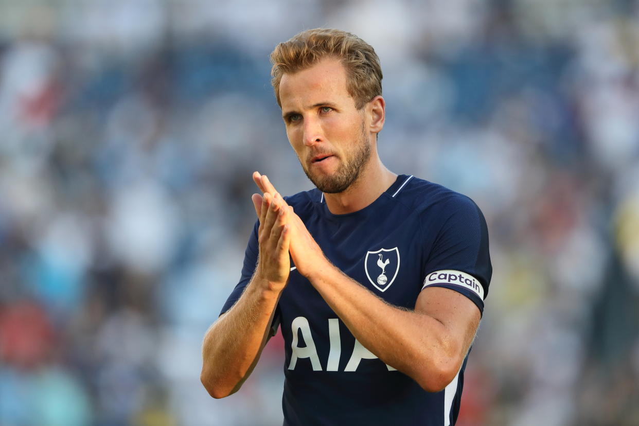 Harry Kane led the Premier League in scoring last season, and Spurs will need him to continue his torrid record. (Getty)