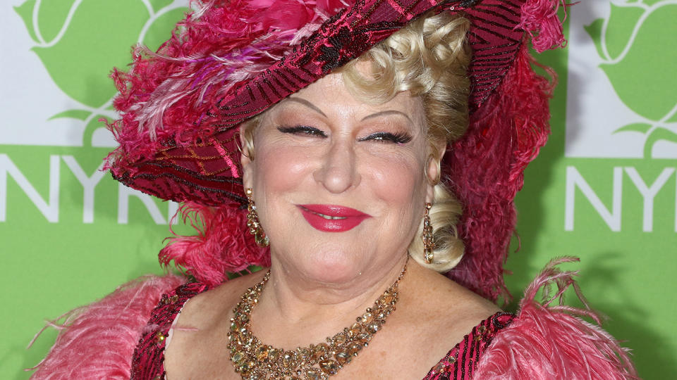 Vinegar Strokes cites Bette Middler as one of her drag influencers (image: Getty Images)