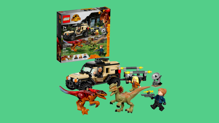 Walmart's best toys to gift: LEGO&nbsp;Jurassic World Dominion Pyroraptor &amp; Dilophosaurus Transport