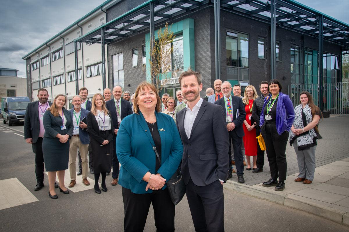 The £9.5 million building was unveiled by Dame Wendy Hall <i>(Image: Submitted)</i>