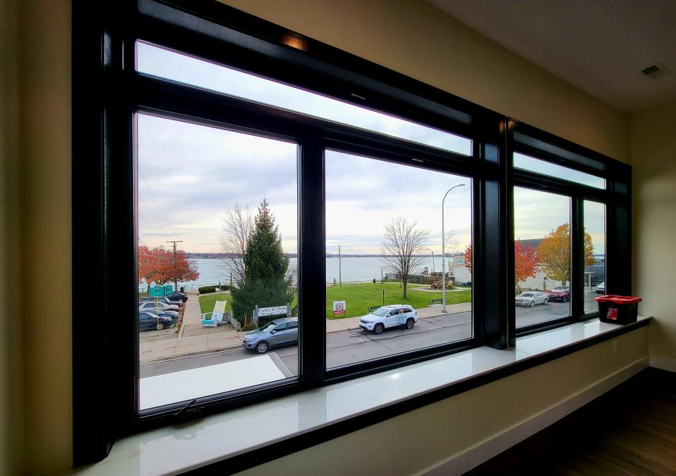 A view of the St. Clair River from one Marine City Manor condominium is shown on Monday, Nov. 20, 2023.