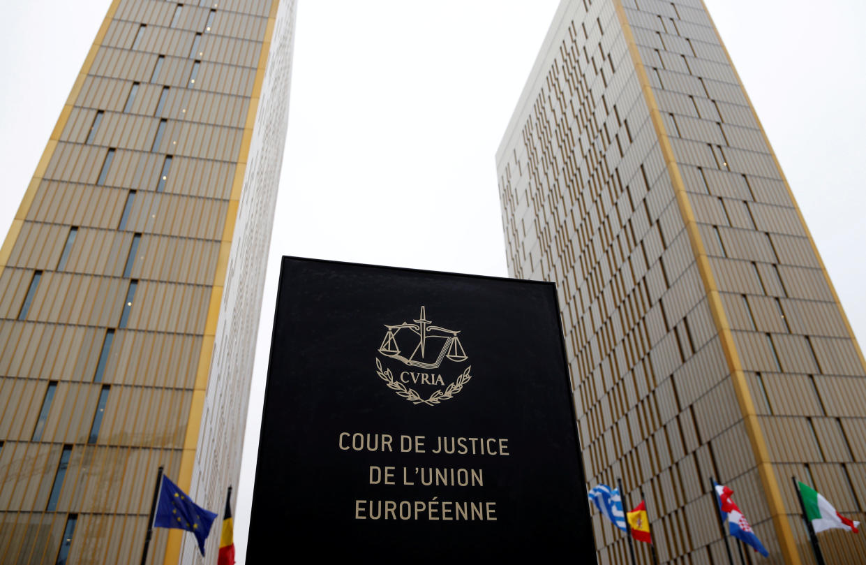 The European Court of Justice in Luxembourg where judges heard a legal challenge from anti-Brexit campaigners (Reuters)