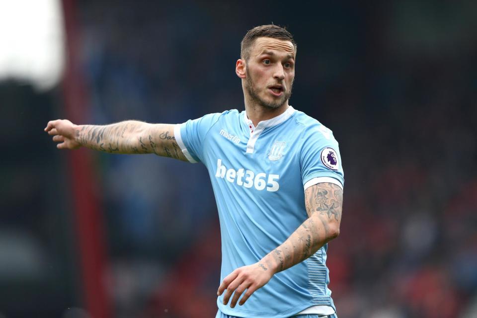 Arnautovic has submitted a transfer request to force his way out of Stoke: Getty Images