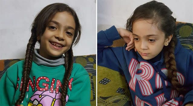 The seven-year-old wrote that she feared for her life just hours before losing her home to airstrikes. Photo: Twitter/BanaAlabed
