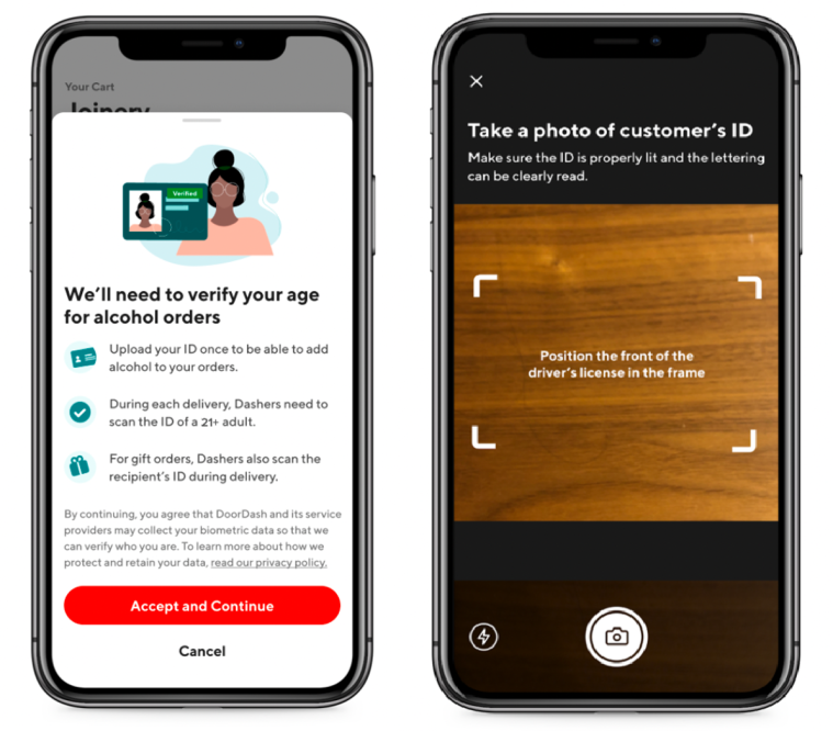 DoorDash Will Now Scan IDs to Crack Down on Underage Alcohol Orders