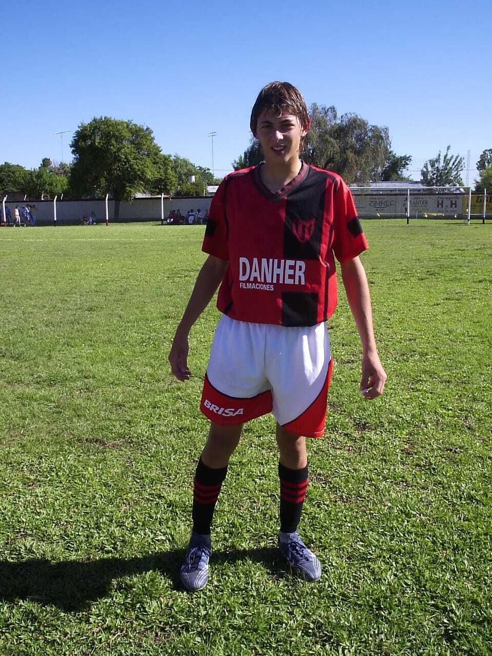 This 2005 photo courtesy of Diario El Littoral de Santa Fe shows Argentine soccer player Emiliano Sala at his Club Atletico Social San Martin in Progreso, Santa Fe, Argentina. A small passenger plane disappeared over the English Channel on Monday, Jan. 21, 2019 with the Argentine soccer player on board. The search was called off for the night on Tuesday with authorities not expecting to find any survivors. (Diario El Littoral de Santa Fe via AP)