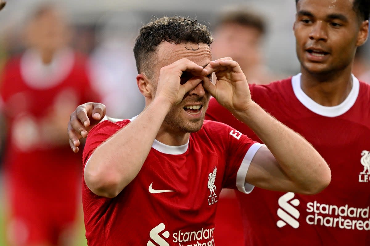 Eyes on the prize: Diogo Jota will be hoping to start for Liverpool against Greuther Furth (Liverpool FC via Getty Images)