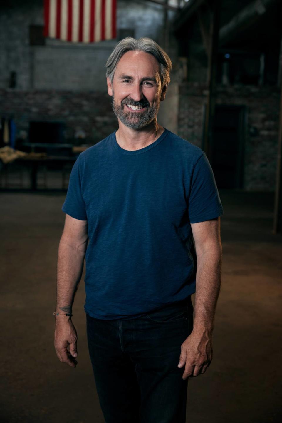 The American Pickers TV series plans to be in the Bradenton area in January 2024 to film new episodes and is looking for local collections to pick. Shown above is series creator Mike Wolfe.