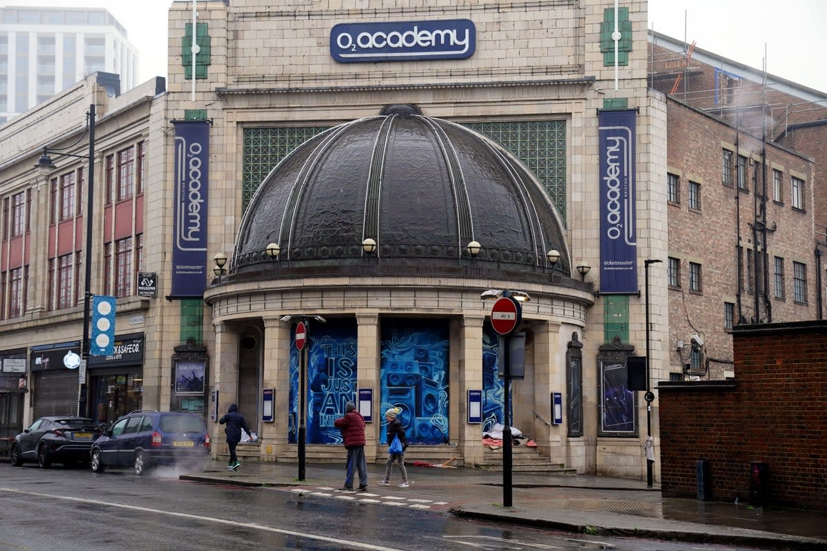 The incident happened at O2 Academy Brixton in south London (PA Archive)