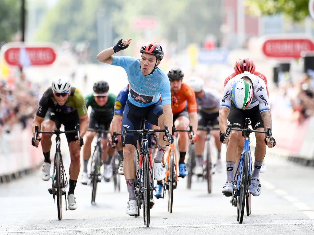 Hayter won stage five of the Tour of Britain and finished second overall (SWpix)