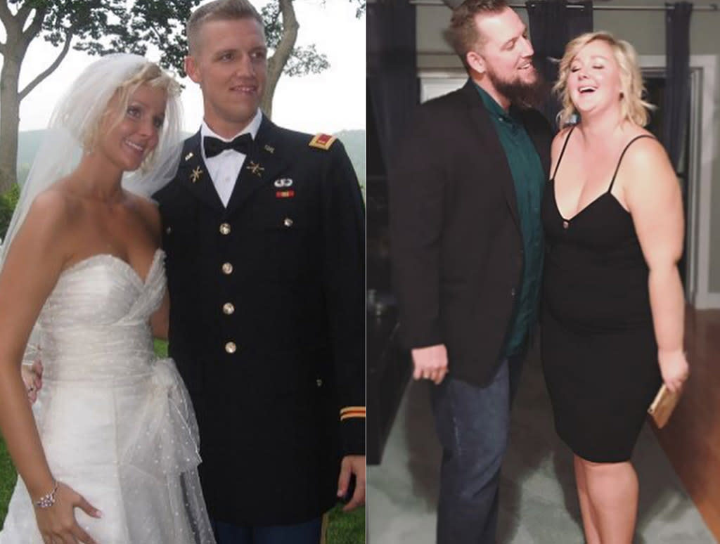 Allison Kimmey invited her husband to write a note about how his love for her has evolved, as she’s gained weight. (Photo: Instagram/allisonkimmey)