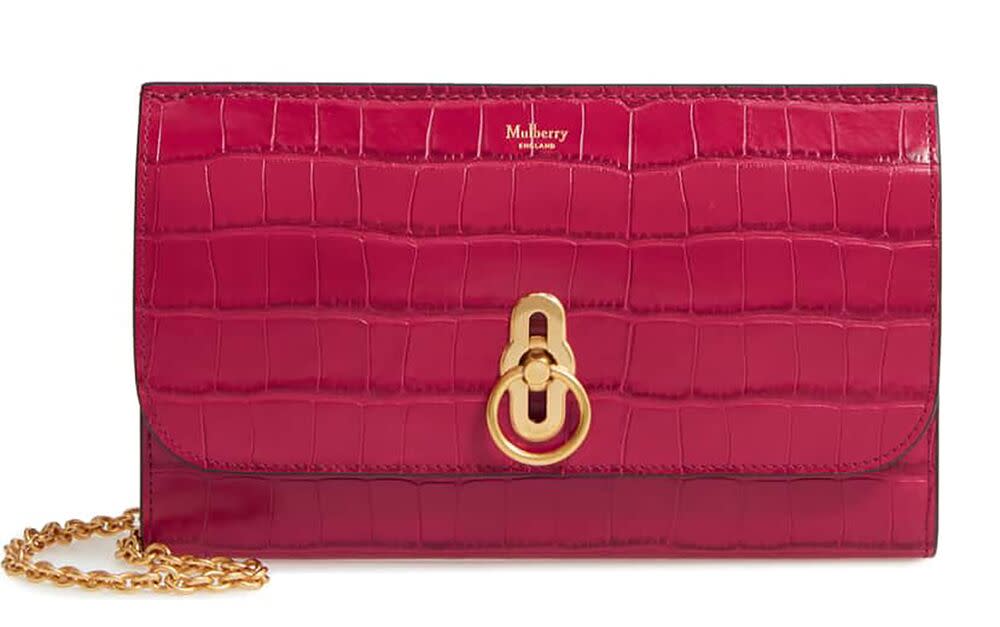 Kate Middleton carrying the Mulberry Darley bag in red