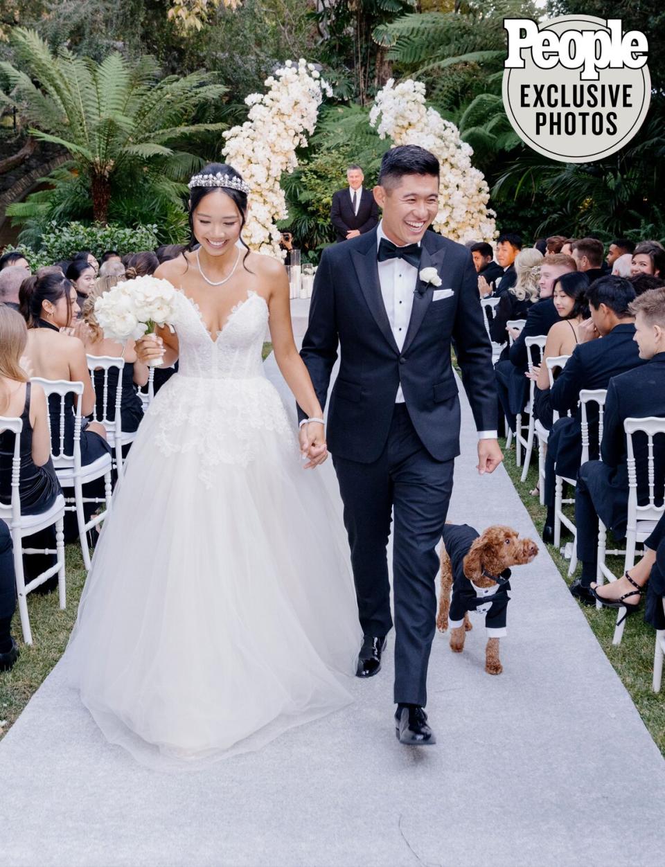Collin Morikawa, Katherine Zhu wedding