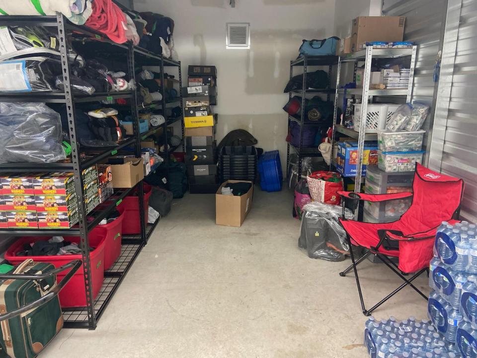 Street Team SJ founder and director Johanne McCullough said she's gotten used to the community stepping up and helping when needed, but she's 'overwhelmed' by how full the group's shelves have become with donated items in recent weeks.