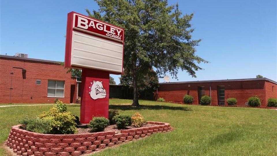 A general view of Bagley Elementary School