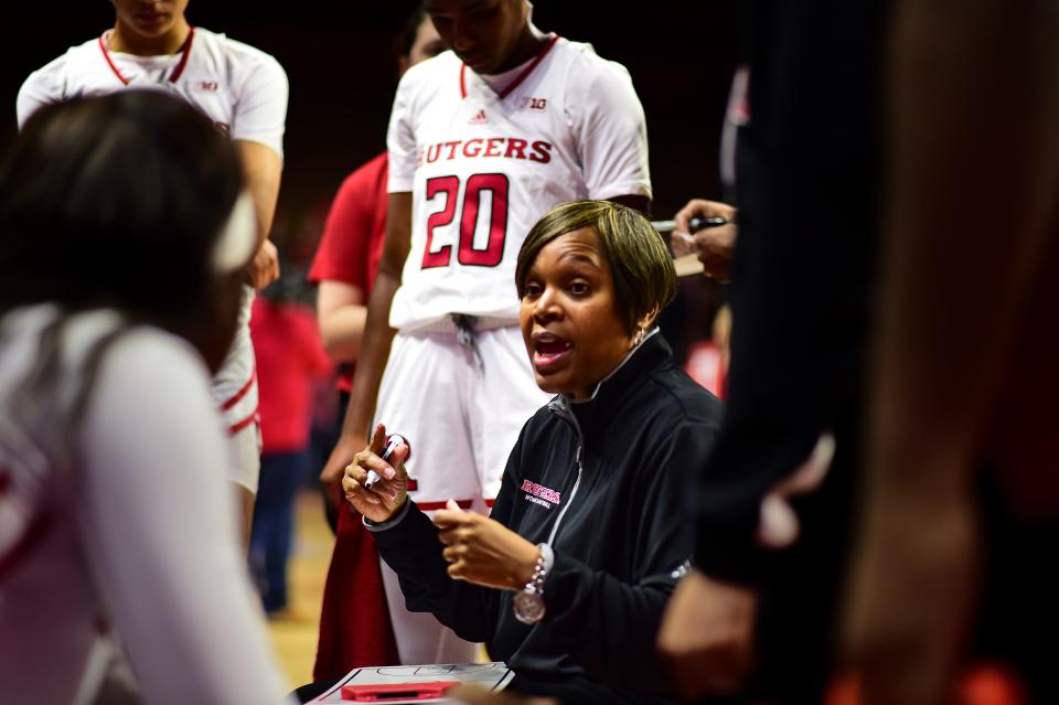 Rutgers women's basketball coach Coquese Washington