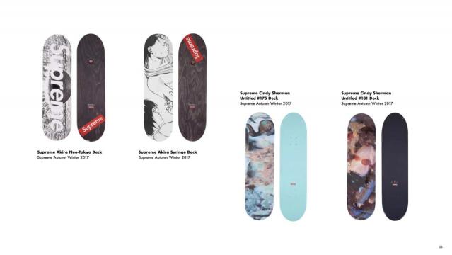 Supreme - Supreme Nan Goldin skateboard decks (set of 2 works) For