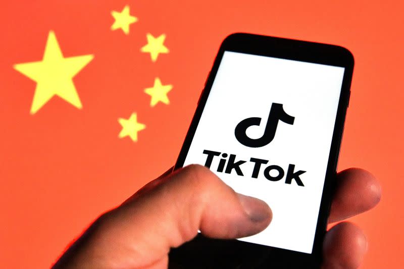 ▲國際社會對TikTok的安全疑慮日益加深，但在美國應用程式市場裡，中國母公司佔據前四名。示意圖。（圖／美聯社／達志影像）