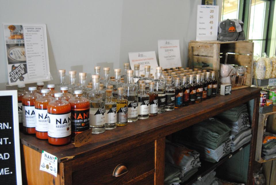 Curtis Basina's Copper Crow Distillery in Red Cliff offers a variety of spirits made from Wisconsin cheese.