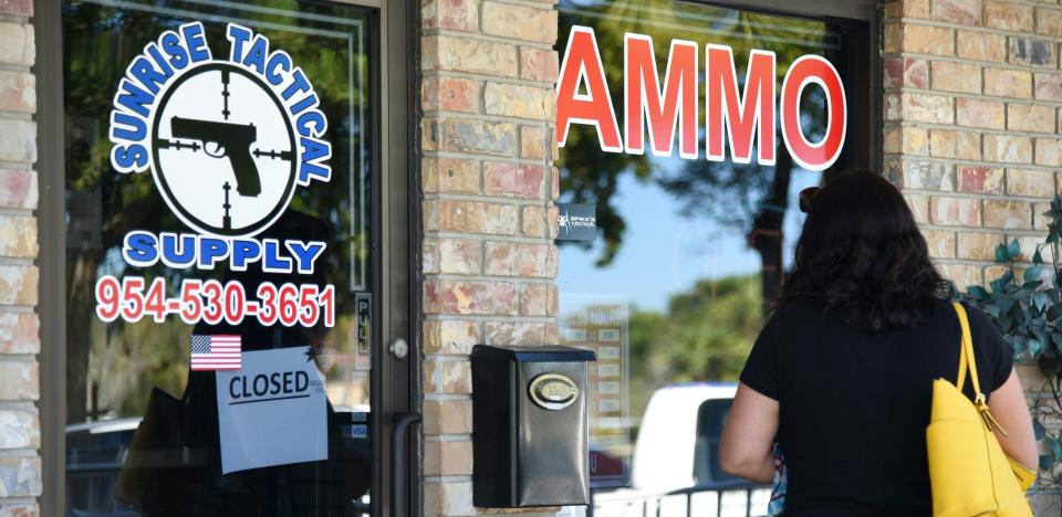 Sunrise Tactical Supply store in Coral Springs, Florida, is seen on Feb. 16, 2018. School shooting suspect Nikolas Cruz bought his AR-15&nbsp;at the store. (Photo: MICHELE EVE SANDBERG via Getty Images)