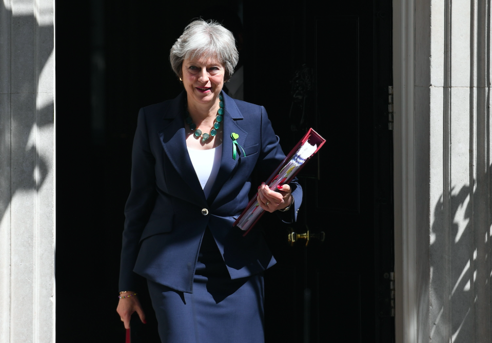 Theresa May said parliament should not overturn the will of the British people (Picture: PA)