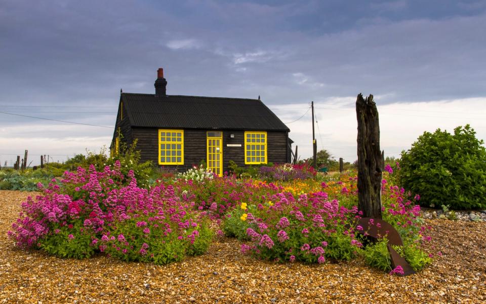 Russell Tovey has been reading Derek Jarman's diaries from his time at Prospect Cottage (pictured) - Getty