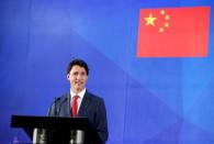 Canada's Prime Minister Justin Trudeau attends the China Entrepreneur Club Leaders Forum in Beijing, China, August 30, 2016. REUTERS/Jason Lee