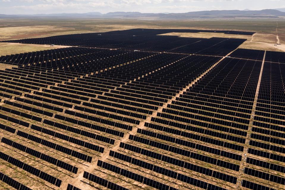 A relatively small portion of the the Appaloosa Solar 1 project, which is still under construction near Cedar City, is pictured on Thursday, June 8, 2023. | Spenser Heaps, Deseret News