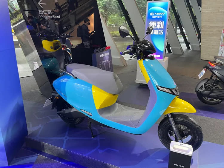 光陽Ionex i-One Air搭配政府購車補助最低只要2萬5000元。林浩昇攝