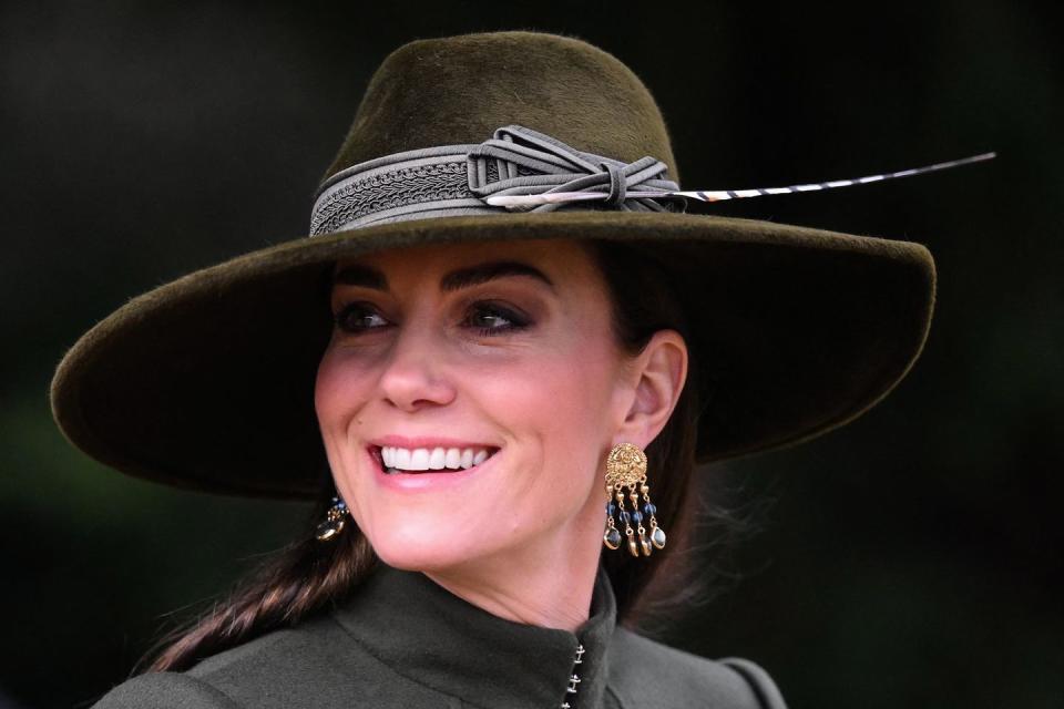 kate middleton during christmas 2022