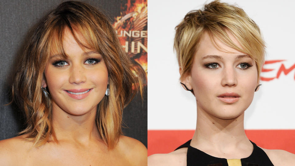 dramatic celeb hair jennifer lawrence