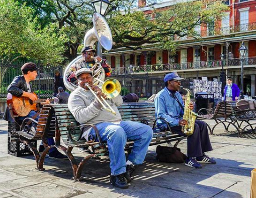 Jazz was born in Nola so be sure to check some out. There's always street artists performing. Source: Instagram/VisitNewOrlenans