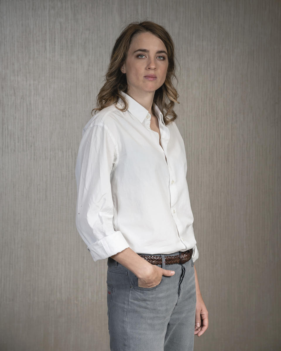 FILE - This Sept. 30, 2019, file photo shows actress Adèle Haenel posing for a portrait in New York to promote her film, "Portrait of a Lady on Fire." The emotions stirred up by the film have been considerable since its debut at last May's Cannes Film Festival. There, it won best screenplay and Celine Sciamma became the first female director to win the Queer Palme, an award given to the best LGBTQ-themed film across the festival. (Photo by Christopher Smith/Invision/AP, File)