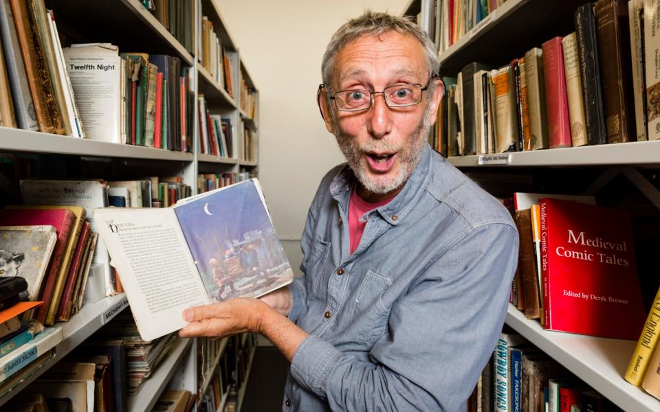 Michael Rosen is one of many authors sharing stories online -  Andrew Crowley