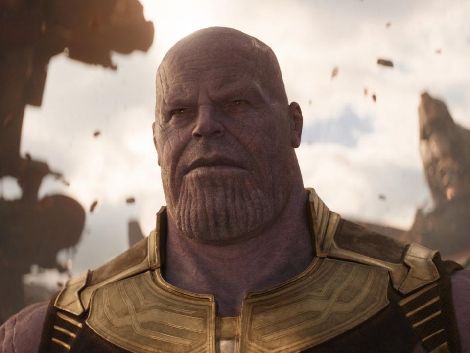 Josh Brolin como Thanos en ‘Avengers: Infinity War’ (Marvel Studios)