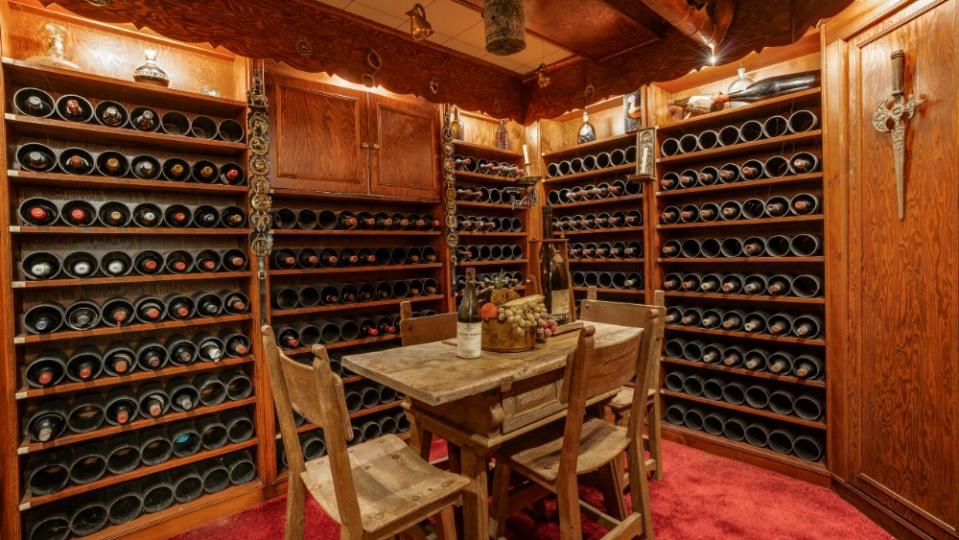 The wine cellar - Credit: Douglas Elliman